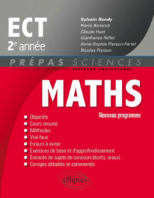 Maths ECT 2e année - conforme au programme 2015