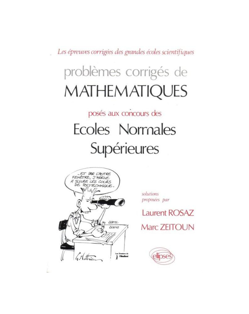Mathématiques ENS 1986-1990