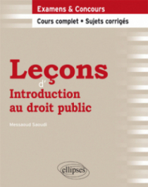 Leçons d’Introduction au droit public