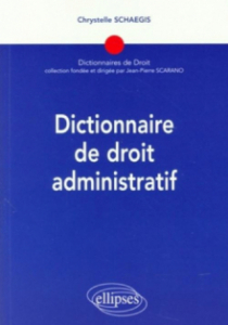 Dictionnaire de droit administratif