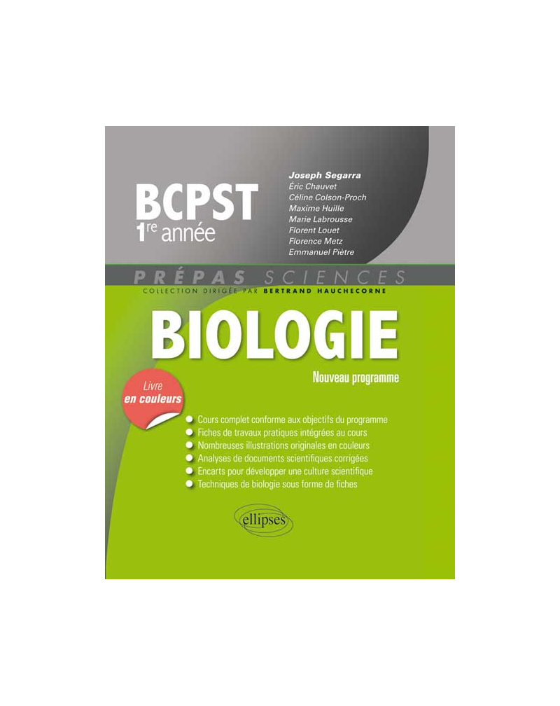 Biologie BCPST1 - conforme au nouveau programme 2013