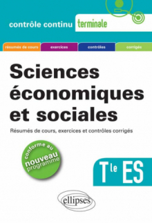 Sciences économiques et sociales - Terminale ES - nouveau programme