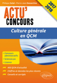 Culture générale en QCM - concours 2017-2018