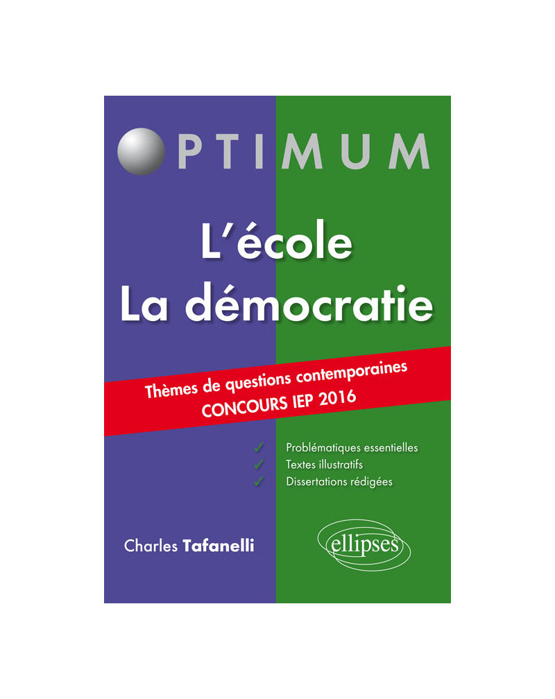 Thèmes de Questions Contemporaines – Concours IEP 2016 – L’école / La démocratie