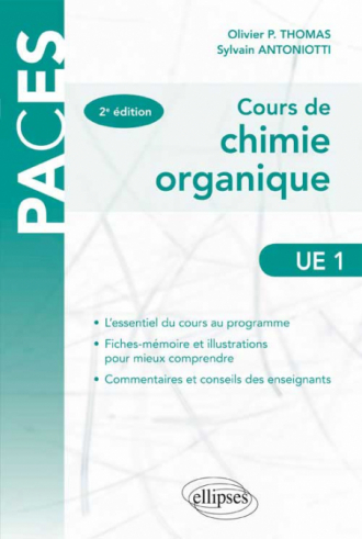 UE1 - Cours de chimie organique - 2e édition