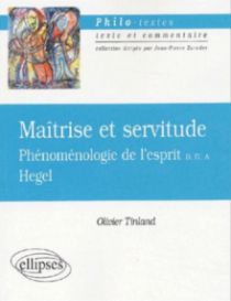Hegel, Maîtrise et servitude, Phénoménologie de l'esprit B, IV, A