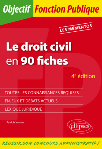 Le droit civil en 90 fiches - 4e édition