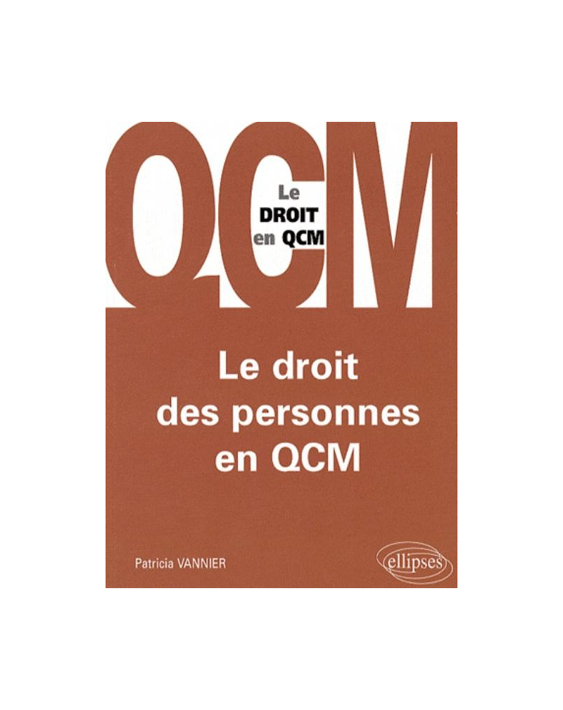 Le droit des personnes en QCM