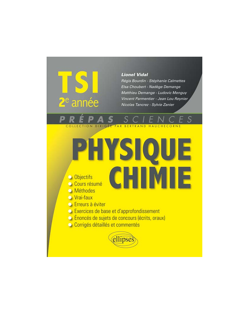 Physique-chimie TSI2/TSI2*