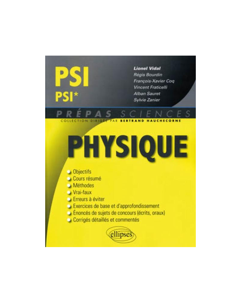 Physique PSI/PSI*