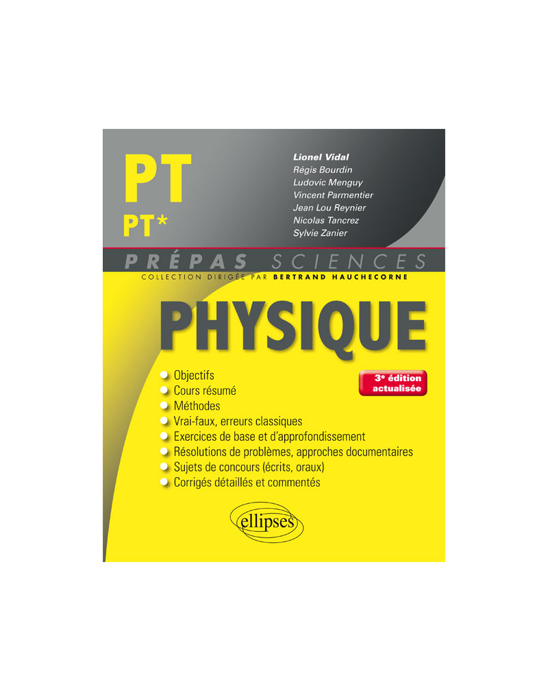 Physique PT/PT* - 3e édition actualisée