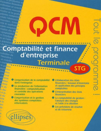 Comptabilité et finance des entreprises - Terminale STG