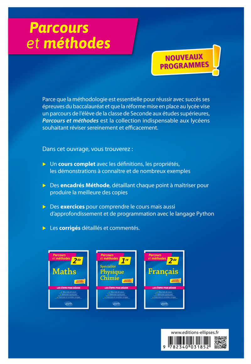 Maths 1re Enseignement De Spécialité Programme 2019