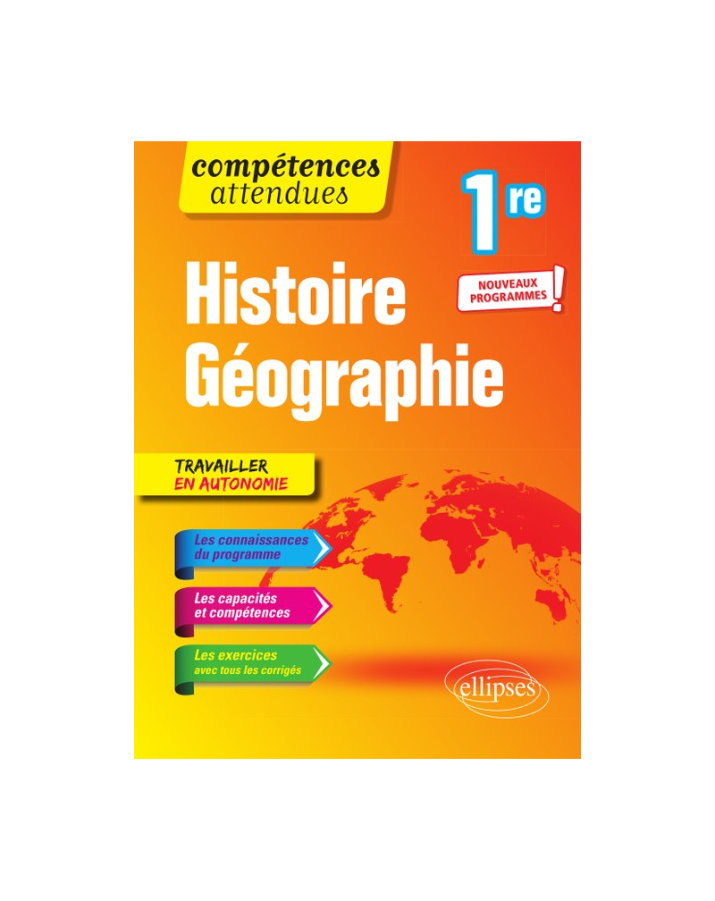 Histoire-géographie - Première - nouveaux programmes