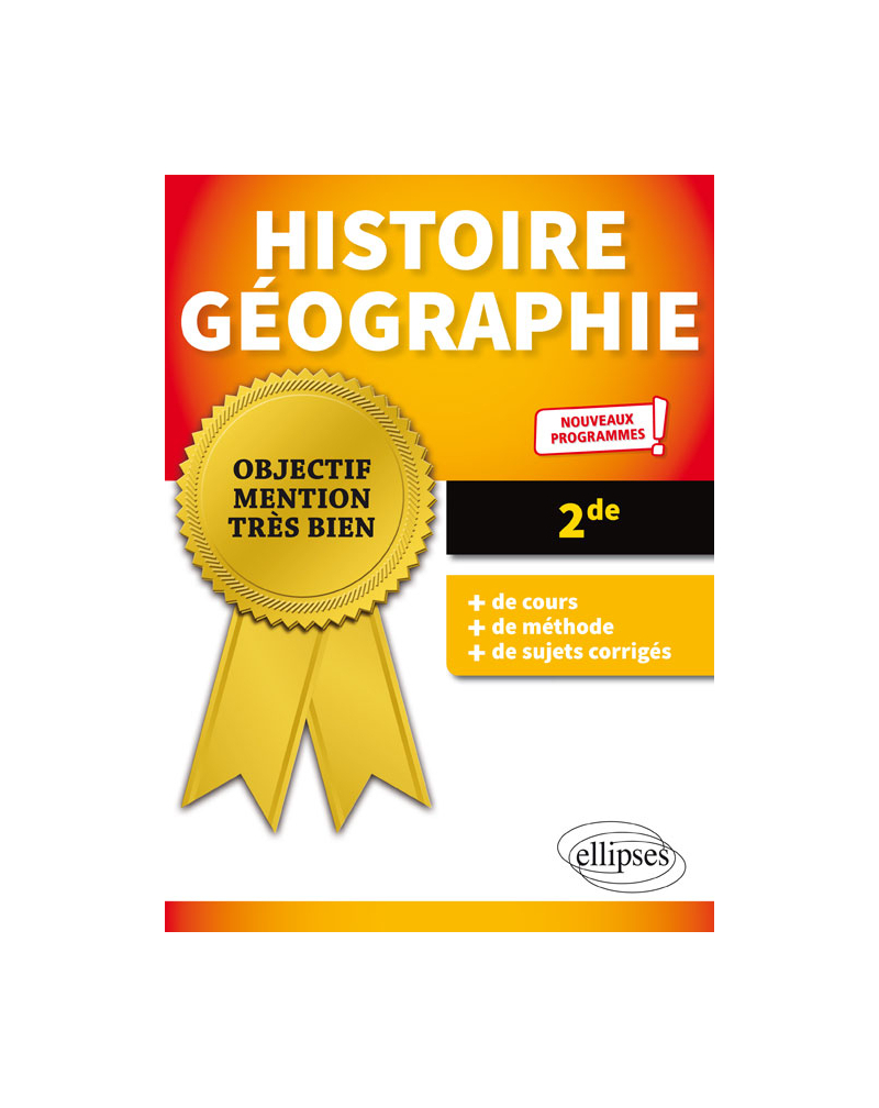Histoire Géographie - Seconde - nouveaux programmes