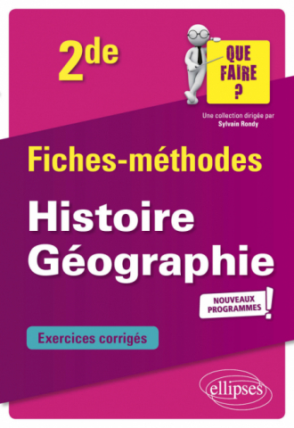 Histoire-Géographie - Seconde - Nouveaux programmes