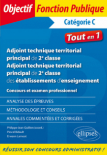 Adjoint technique territorial principal de 2e classe - Adjoint technique territorial principal de 2e classe des établissements d'enseignement  (concours et examens professionnels). Catégorie C