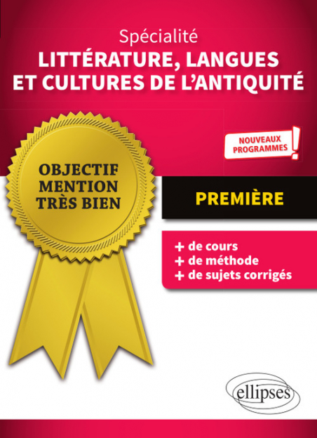 Specialite Litterature Langues Et Cultures De L Antiquite Premiere Nouveaux Programmes