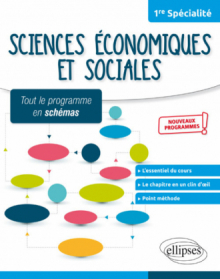 Spécialité Sciences économiques et sociales - Première - nouveaux programmes
