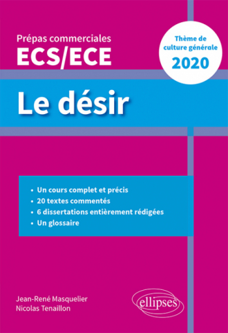 Le désir - Thème de culture générale - Prépas commerciales ECS / ECE  2020