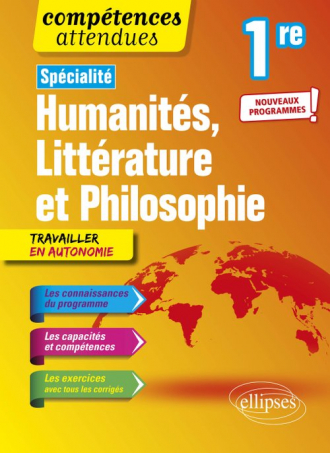 Spécialité Humanités, Littérature et Philosophie - Première - nouveaux programmes