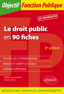 Le droit public en 90 fiches - 8e édition