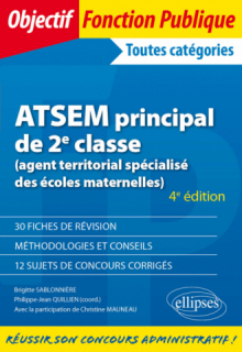 ATSEM principal de 2e classe (agent territorial spécialisé des écoles maternelles) - 4e édition