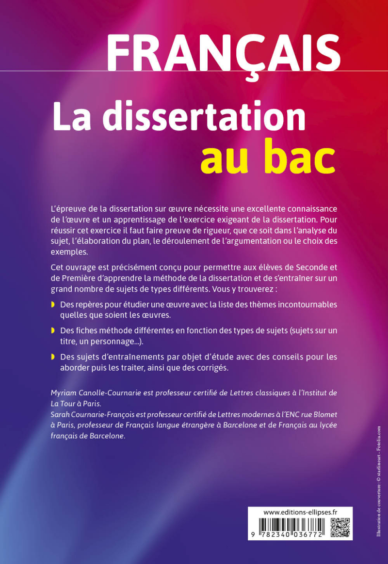 dissertation in francais