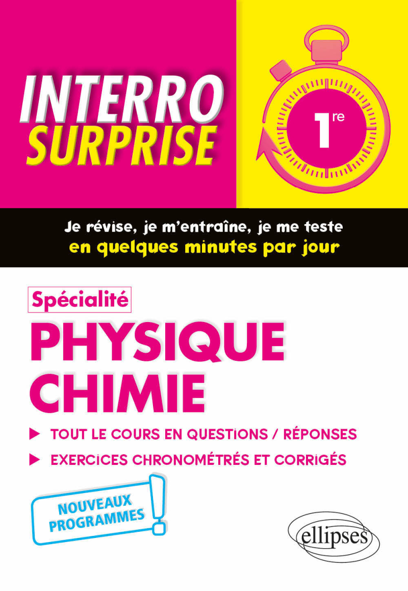 Spécialité Physiquechimie Première Nouveaux programmes — free download