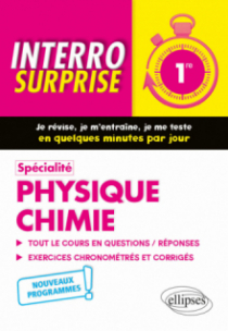 Spécialité Physique-chimie - Première - Nouveaux programmes