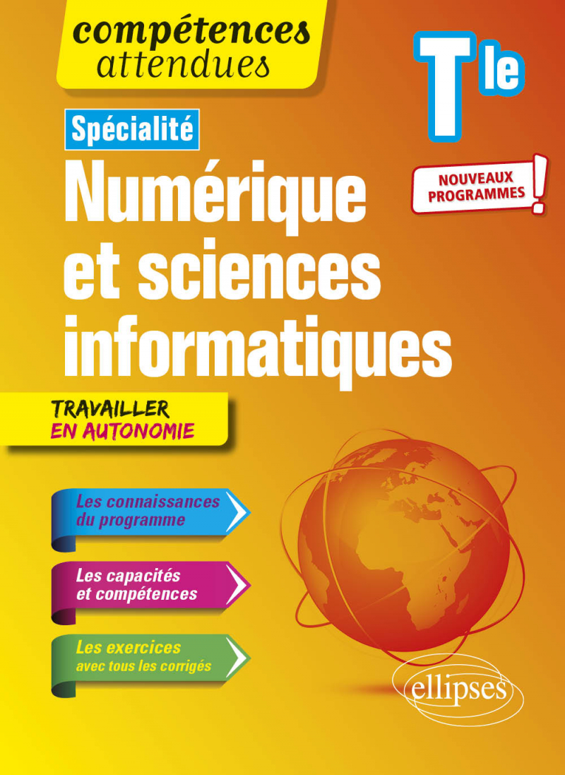 Spécialité NSI - Numérique et sciences informatiques - Terminale - nouveaux programmes
