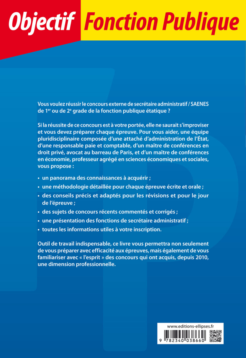 Secrétaire administratif et SAENES - 1er et 2e grades - Concours ...