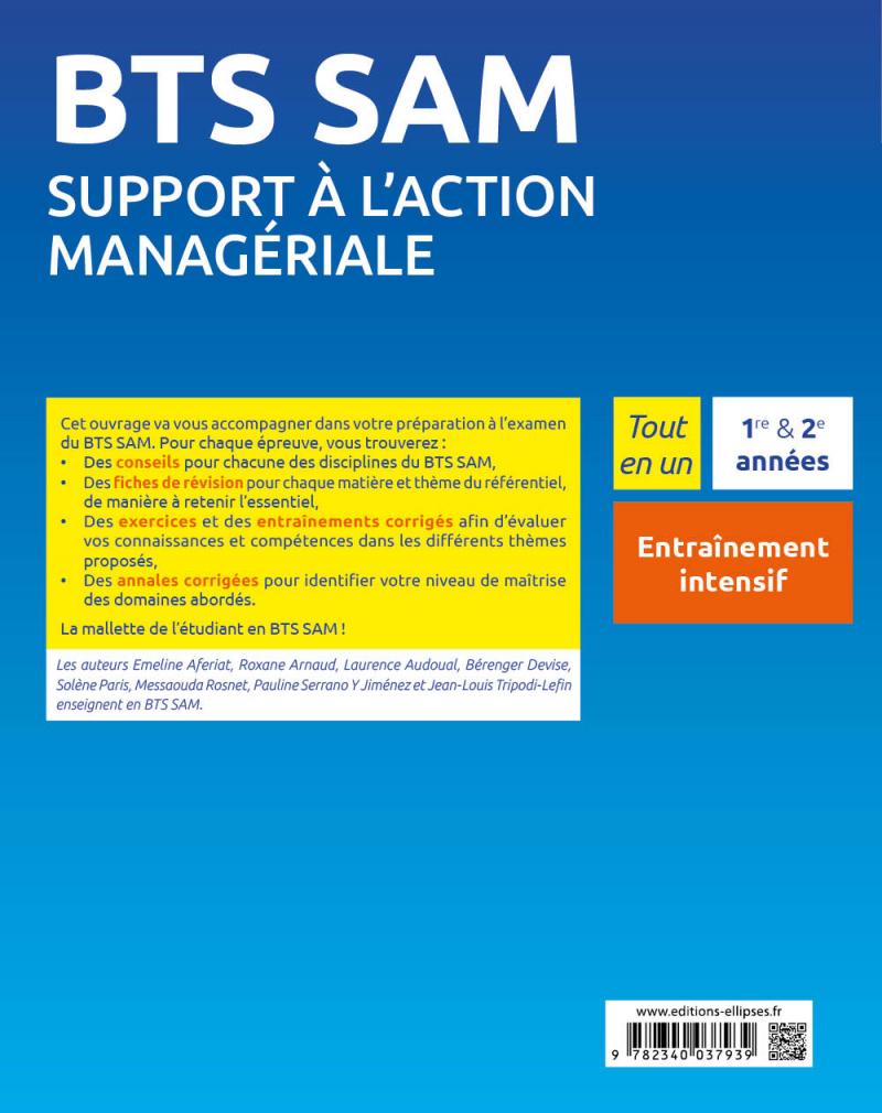Bts Support à L Action Managériale Matiere