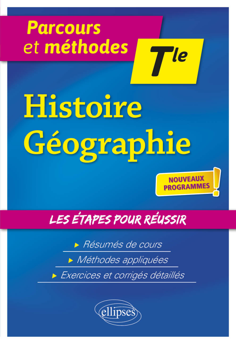 Histoire Géographie Terminale Nouveaux programmes