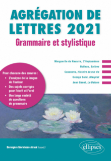 Grammaire et stylistique - Agrégation de lettres 2021