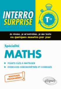 Spécialité Mathématiques - Terminale - Nouveaux programmes