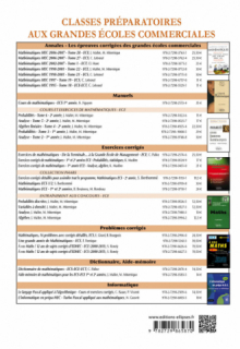 Problèmes de Mathématiques posés aux concours des écoles de commerce - 2010-2011 option scientifique tome 31