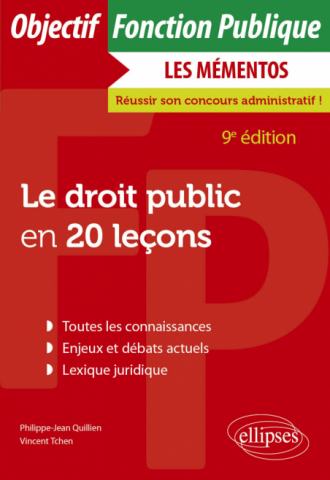 Le droit public en 20 leçons - 9e édition