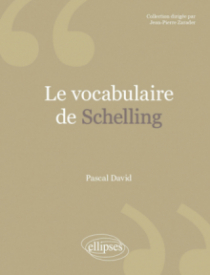 Le vocabulaire de Schelling