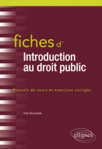 Fiches d'introduction au droit public