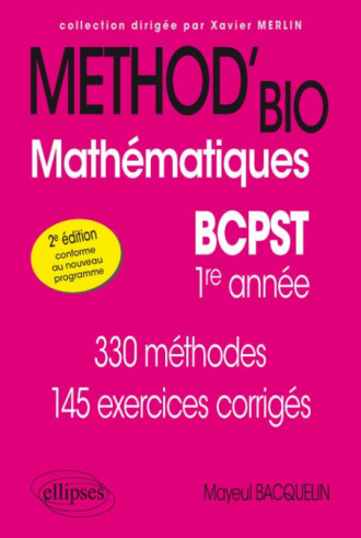 Mathématiques BCPST-1re année - 2e édition conforme au nouveau programme