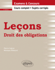 Leçons de Droit des obligations - 2e édition