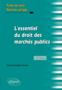 L'essentiel du droit des marchés publics - 3e édition