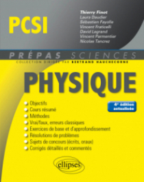 Physique PCSI - 4e édition actualisée