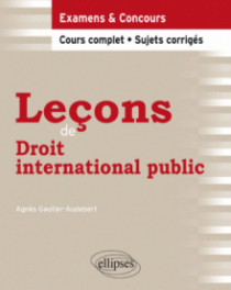 Leçons de Droit international public