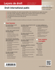 Leçons de Droit international public