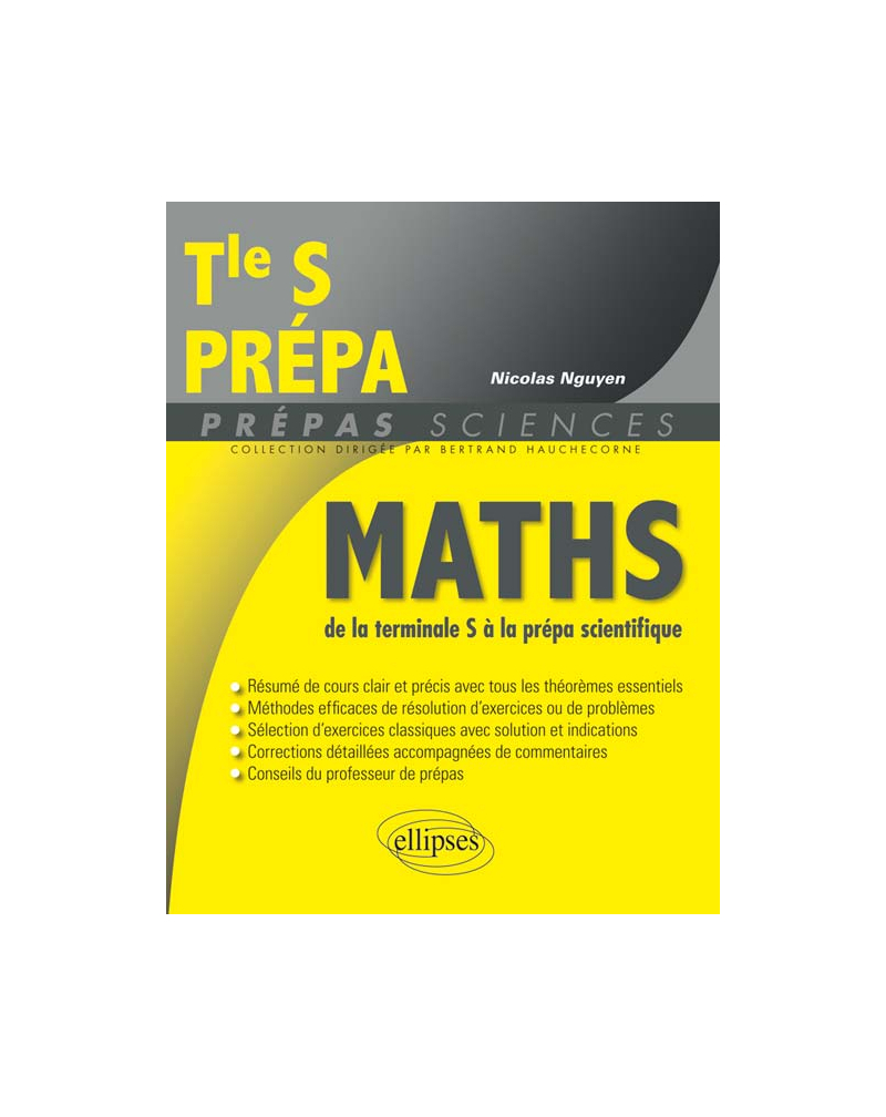 Mathématiques de la Terminale S à la prépa scientifique