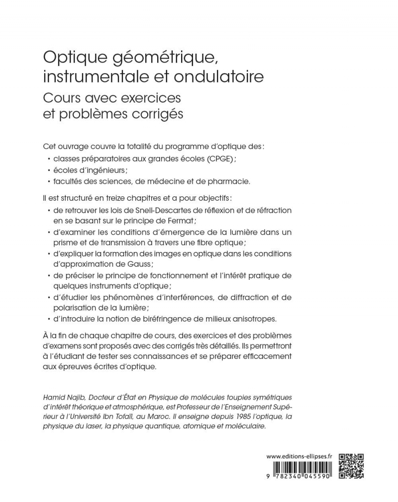 Optique Géométrique Cours Et Exercices Corrigés Pdf