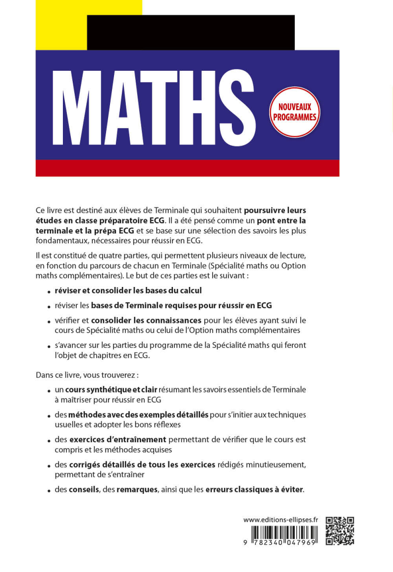 Mathématiques - Réviser et consolider les bases de Terminale pour ...
