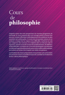 Cours de philosophie. Trois perspectives. CPGE, Université, concours